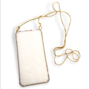 iPhone 11 case with gold chain (NEW)